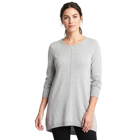 Joan Vass Sweaters - Joan Vass Gray Cashmere Tunic Sweater Size S/M NWT